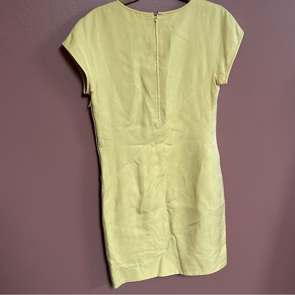 Valentino Boutique made in Italy size 10 1970s FLAWED woven detail sheath dress - Picture 10 of 12